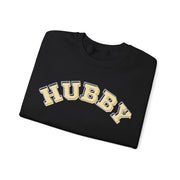 Hubby Valentine Crewneck Sweatshirt, Couples Anniversary jumper ,Trendy Hubby Unisex Husband Gift, Engagement Present,  Husband Honeymoon