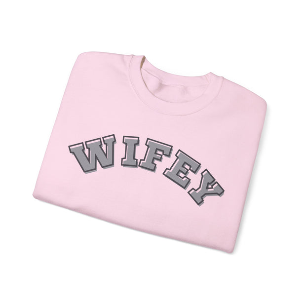 Wifey Charcoal font sweatshirt, Trendy Wifey Valentines gift, Engagement present for Bride, Brides jumper, wedding gift for bride,