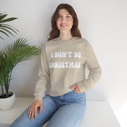 I Don't Do Christmas sweatshirt gift for Boyfriend, Christmas Jumper day at work, Unisex Crewneck Christmas funny slogan sweater,Baa Humbug