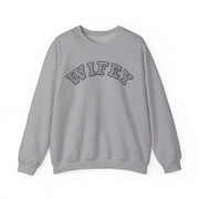 Wifey Charcoal font sweatshirt, Trendy Wifey Valentines gift, Engagement present for Bride, Brides jumper, wedding gift for bride,