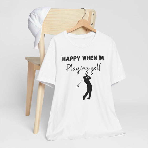 Mens Golf Crewneck t shirt, Golf gift for men, Golf slogan TShirt, Golf swing graphic shirt, Giolf Driving range practice tee for him,
