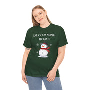 Im Coming Home for Christmas Snowman tshirt,