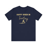Surfing Graphic unisex Crewneck Tshirt, Gift for Surfer, Surf Van Life Tee, Surfer clothing, Surfer Dry Shirt, Hang Loose Surfer Shirt