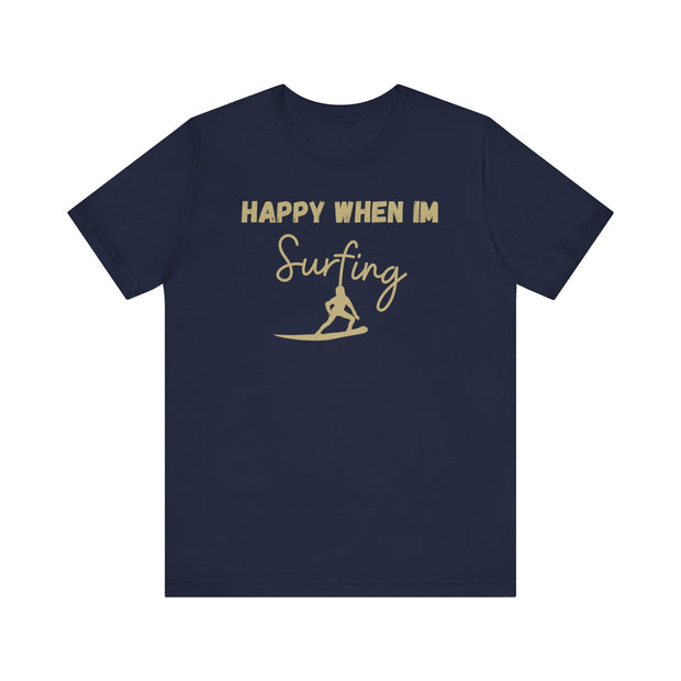 Surfing Graphic unisex Crewneck Tshirt, Gift for Surfer, Surf Van Life Tee, Surfer clothing, Surfer Dry Shirt, Hang Loose Surfer Shirt