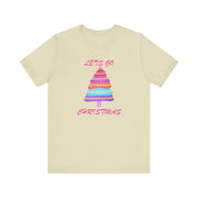 Lets go Christmas pastel t shirt