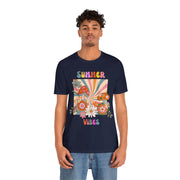 Floral retro summer vibes t shirt