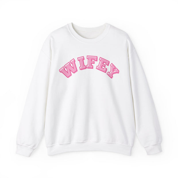 Wifey Valentines matching sweatshirt, Girlfriend gift , Engagement present, Couples wifey hubby  jumper, Honeymoon going away outfit