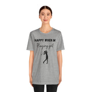 Ladies Golf Crewneck T shirt