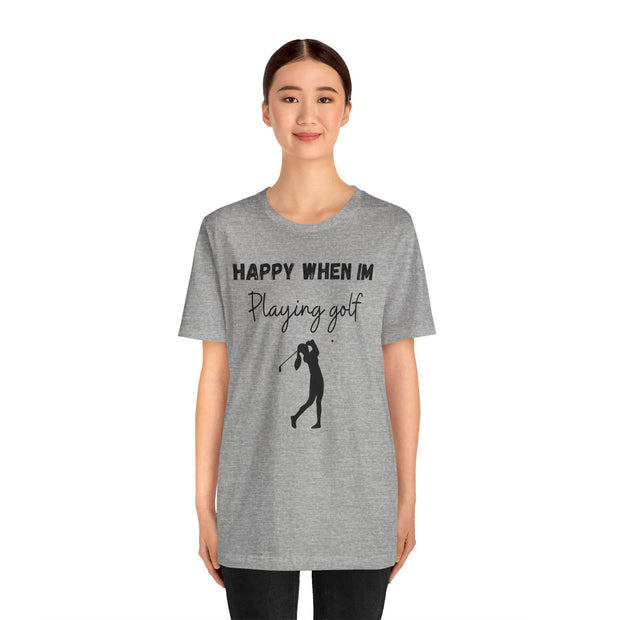 Ladies Golf Crewneck T shirt