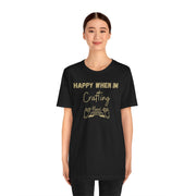 Hand made crafting T shirt birthday gift for Crafting mum, Crafting t shirt gift for Christmas Crafters