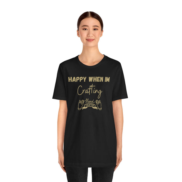 Hand made crafting T shirt birthday gift for Crafting mum, Crafting t shirt gift for Christmas Crafters