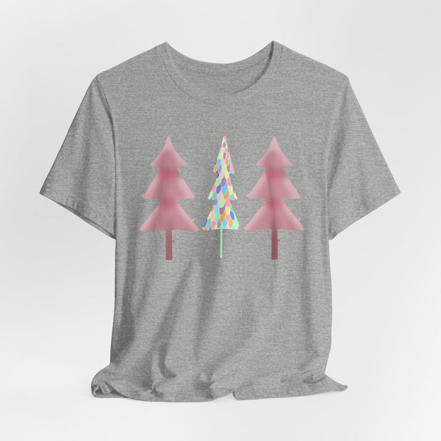 Christmas trees Pastel t shirt