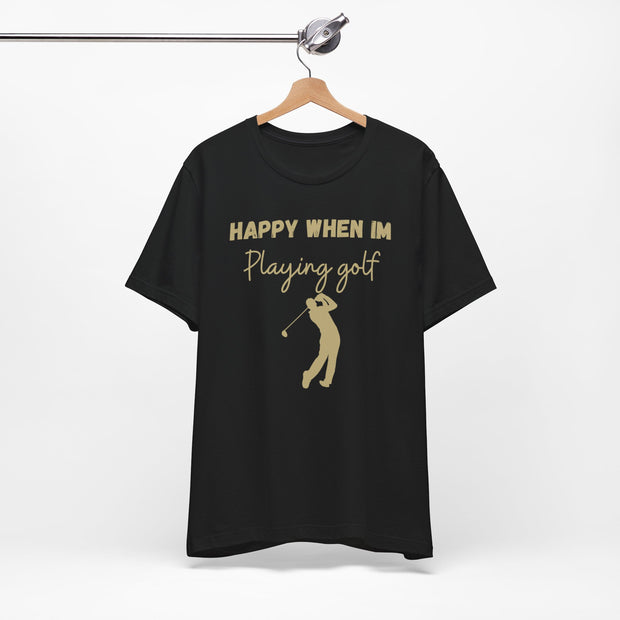 Mens Golf Crewneck t shirt, Golf gift for men, Golf slogan TShirt, Golf swing graphic shirt, Giolf Driving range practice tee for him,