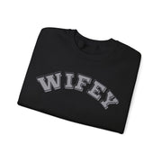 Wifey Charcoal font sweatshirt, Trendy Wifey Valentines gift, Engagement present for Bride, Brides jumper, wedding gift for bride,