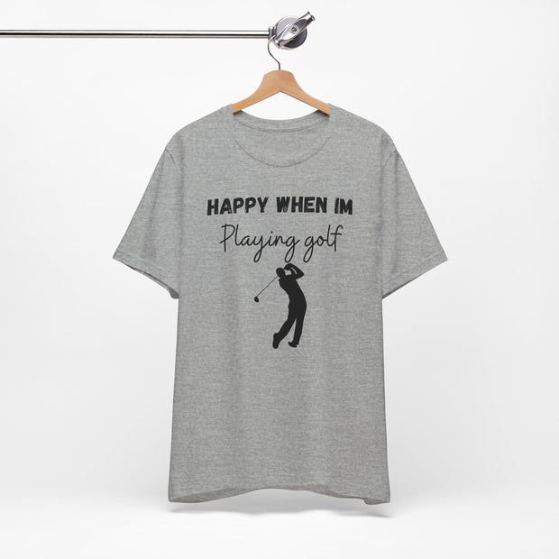 Mens Golf Crewneck t shirt, Golf gift for men, Golf slogan TShirt, Golf swing graphic shirt, Giolf Driving range practice tee for him,