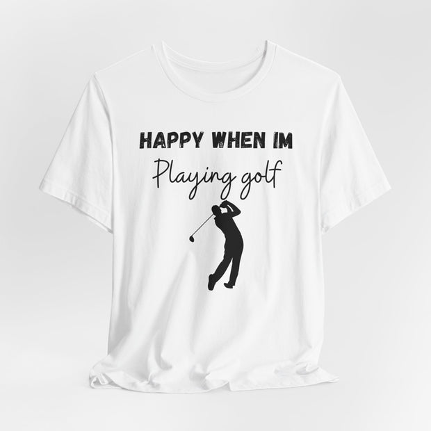 Mens Golf Crewneck t shirt, Golf gift for men, Golf slogan TShirt, Golf swing graphic shirt, Giolf Driving range practice tee for him,