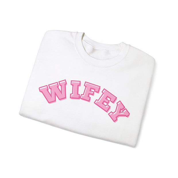 Wifey Valentines matching sweatshirt, Girlfriend gift , Engagement present, Couples wifey hubby  jumper, Honeymoon going away outfit