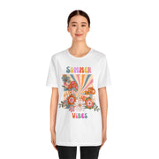 Floral retro summer vibes t shirt