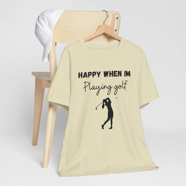 Ladies Golf Crewneck T shirt