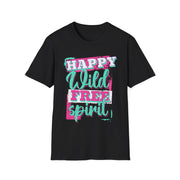 Happy wild free sprit t shirt - motivational