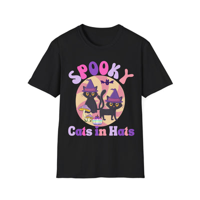 Cute Halloween t shirt, cute cat shirt, spooky cat shirt