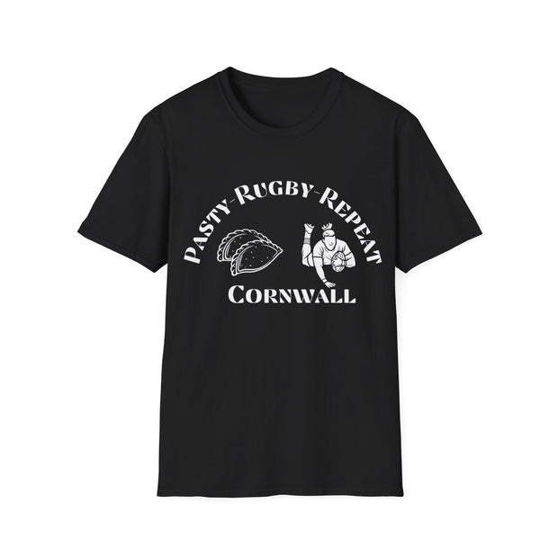 Copy of Cornish Pasty tshirt,Pasty Rugby Repeat t shirt