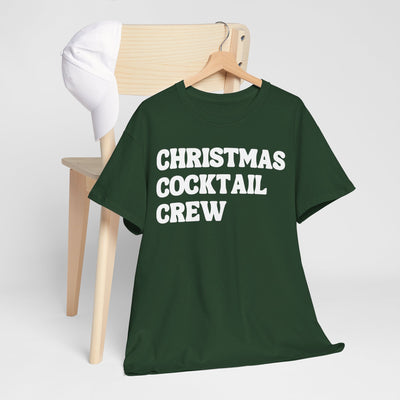 Christmas Cocktail Crew t shirt, Family Christmas shirts, Christmas Pub Shed t shirts , Unisex Christmas pub tee, Christmas Kitchen Crew