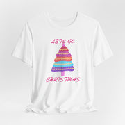 Lets go Christmas pastel t shirt