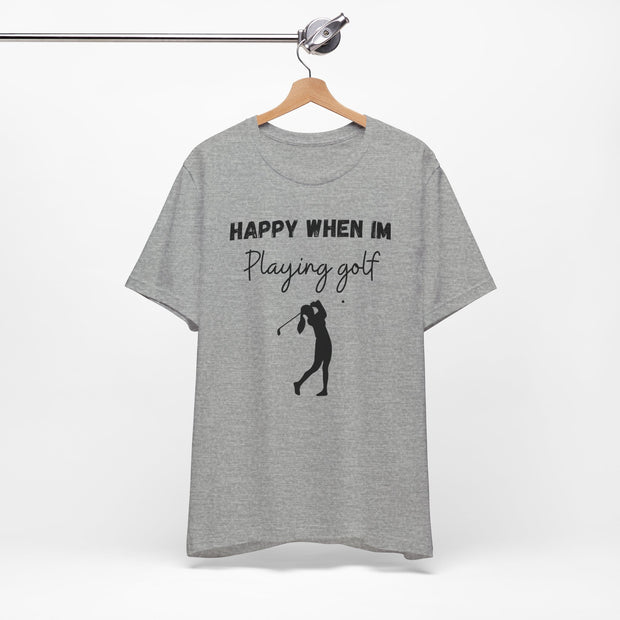 Ladies Golf Crewneck T shirt