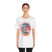Happy Fishing Unisex Jersey Short Sleeve TShirt,Fishing clothing gift