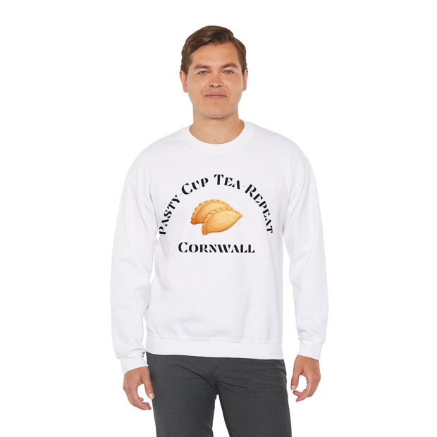 Pasty cup tea repeat Crewneck Sweatshirt