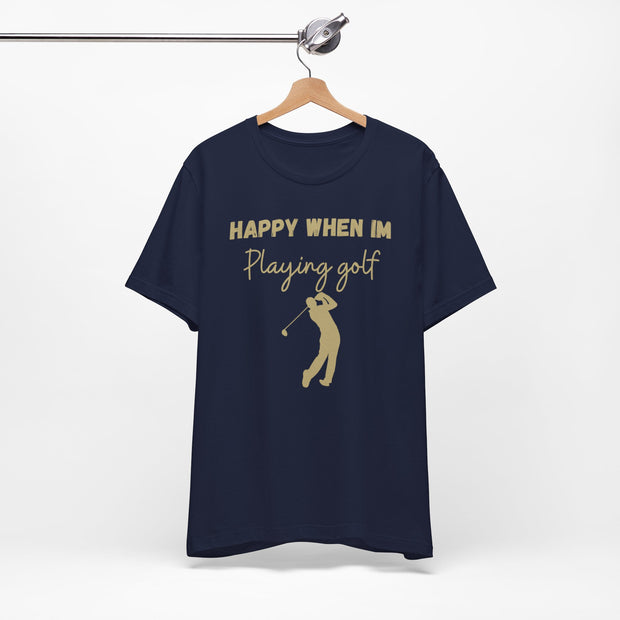 Mens Golf Crewneck t shirt, Golf gift for men, Golf slogan TShirt, Golf swing graphic shirt, Giolf Driving range practice tee for him,