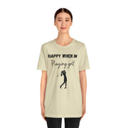 Ladies Golf Crewneck T shirt