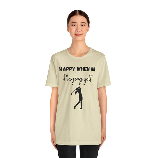 Ladies Golf Crewneck T shirt
