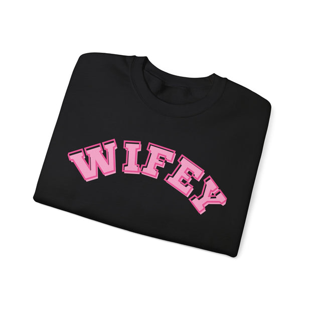 Wifey Valentines matching sweatshirt, Girlfriend gift , Engagement present, Couples wifey hubby  jumper, Honeymoon going away outfit