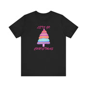 Lets go Christmas pastel t shirt