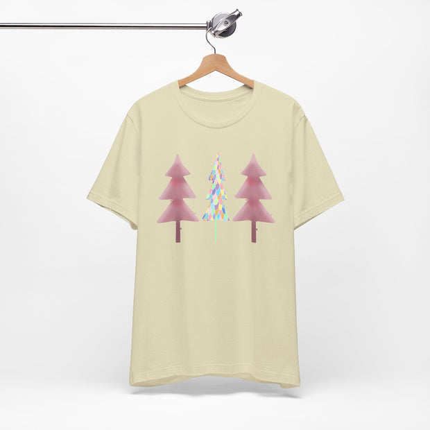 Christmas trees Pastel t shirt