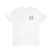 Van life Tshirt, pocket and back print T Shirt, boyfriend gift, off grid tee, van , gift for delivers drivers, courier gift, live in van tee