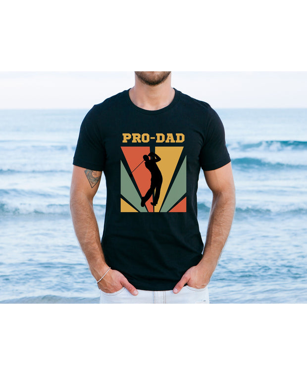 Pro dad golf tshirt Unisex Jersey Short Sleeve Tee, boyfriend gifts ,golfer gifts, gifts for him,summer vibes tee