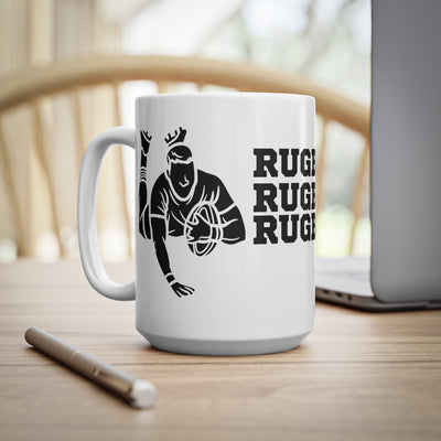 Rugby fan mug for home ir work, Ceramic Coffee Cups, 11oz, 15oz big mug, gifts for rugby fans, gifts for him, husband gift, rugby union mug