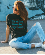 Wine tshirt, wine themed t shirt, couples gift, gift for grandma and granddad, home décor mugs, house warming gift, alternative wine glass