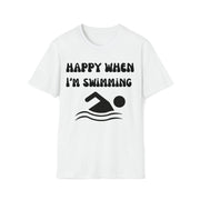 Swimming swimsuit t shirt, dolphin swimming tshirt