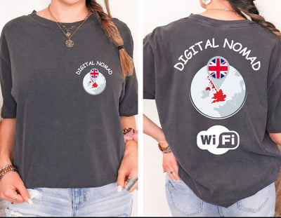 Buy Digital Nomad UK Location T-Shirt | Gift Solutions