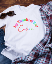 Buy Custom Thankful T-Shirt | Gratitude Clothing | Gift for Mum