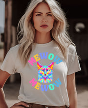 Cat vibrant prime colour t shirt, cat lover t-shirt, cat sitter gift, cat teamed Christmas or birthday gift for cat mum , gift for teenager