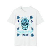 Cute skull ladies t shirts, cute Halloween  skull design t shirt, gift for Goth ,Ghouls just want to have fun