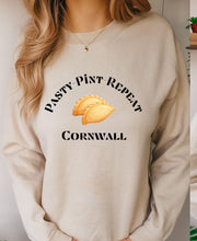 Pasty Pint repeat unisex Crewneck Sweatshirt, Cornish pasty sweatshirt,sweatshirt from Cornwall,Cornish gifts,Beer festival sweatshirt,
