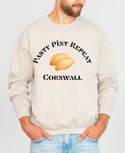 Pasty Pint repeat unisex Crewneck Sweatshirt, Cornish pasty sweatshirt,sweatshirt from Cornwall,Cornish gifts,Beer festival sweatshirt,