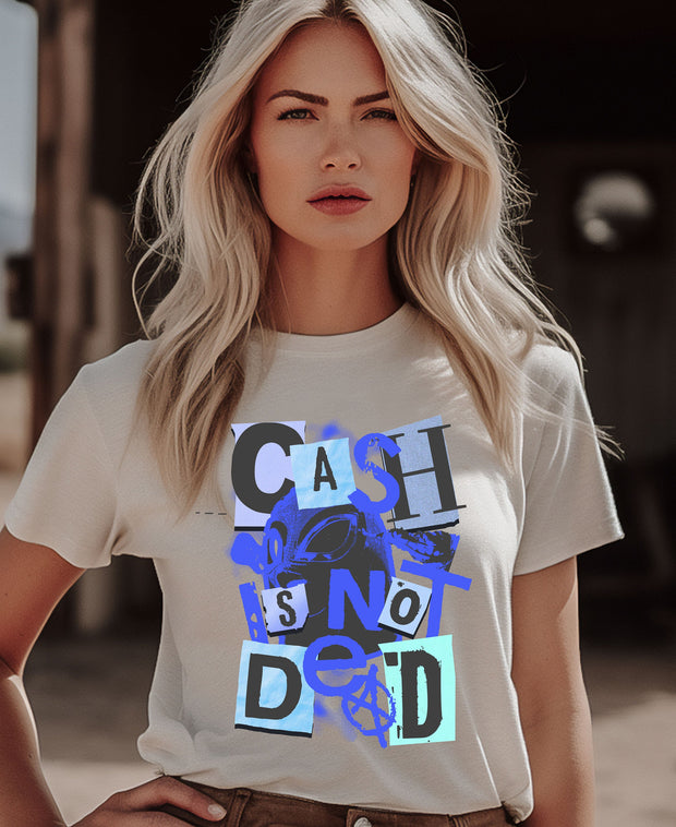 Retro Punk political cash slogan shirt ,Keep Cash Alive T Shirt, Pay by Cash t, Generation X gift, Cash is not Dead unisex Crewneck T Shirt,