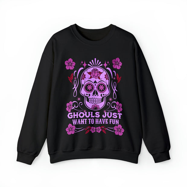 Buy Cute Skull Sweatshirt - Halloween Crewneck | Gift Solutions
